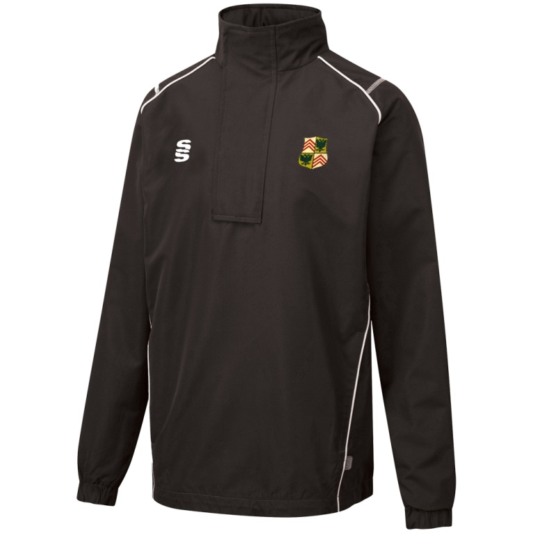 LANGTONS CC Dual Curve 1/4 Zip Rain Jacket : Black