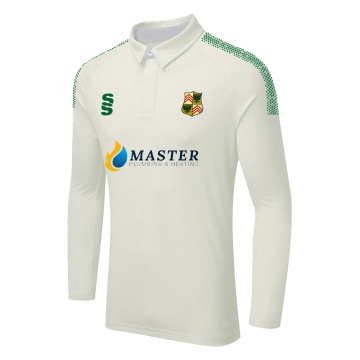 LANGTONS CC DUAL LONG SLEEVE CRICKET SHIRT (WOMENS)-Ivory